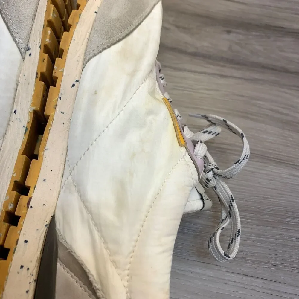Oncept Tokyo White Cloud Sneakers Speckled Sole Lace-Up Casual Shoes Size 8‎